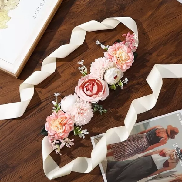 Princesse Fleurie Bandeau Couronne de Fleurs Cheap
