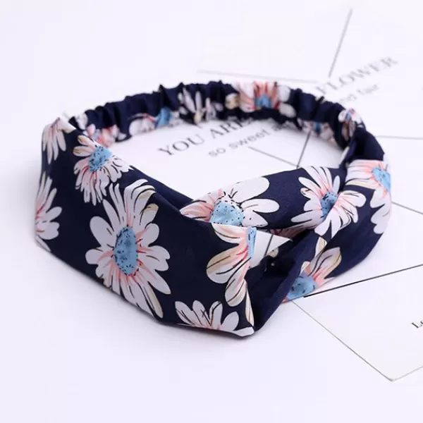 Princesse Fleurie Bandeau Fleur Bleu Shop