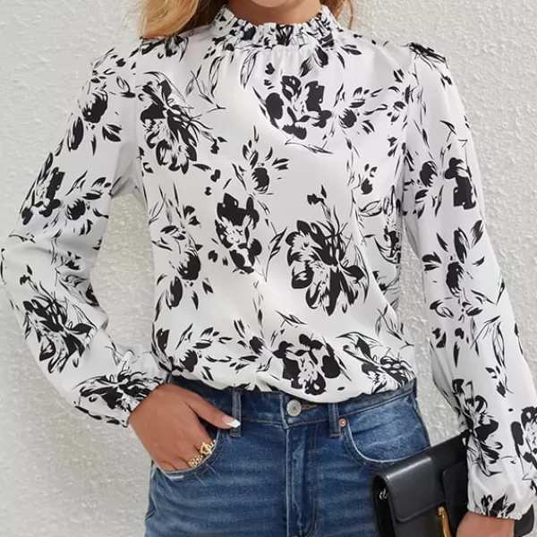 Princesse Fleurie Blouse Fleurie Col Rond Discount