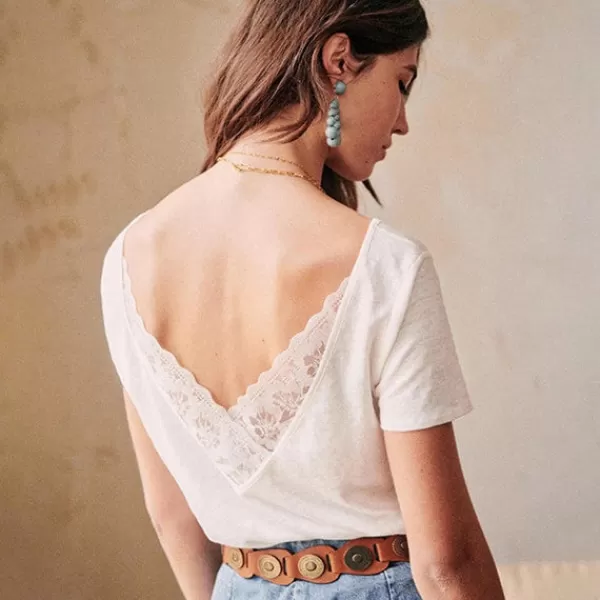 Princesse Fleurie Blouse Fleurie Décolleté Dos Shop