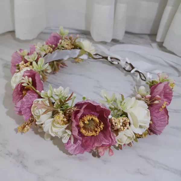 Princesse Fleurie Couronne de Fleurs Demoiselle d'Honneur Online