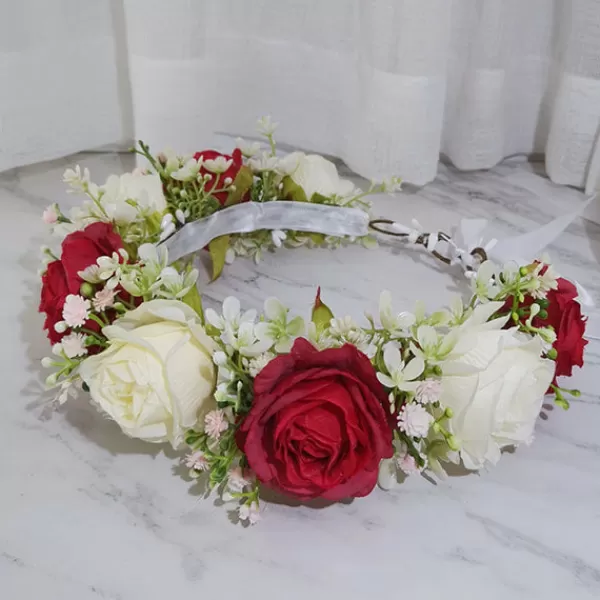 Princesse Fleurie Couronne de Fleurs Mariage Shop