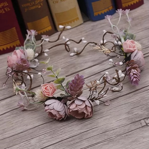 Princesse Fleurie Couronne de Fleurs Mariage Champêtre Clearance