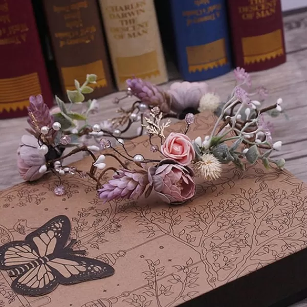 Princesse Fleurie Couronne de Fleurs Mariage Champêtre Clearance