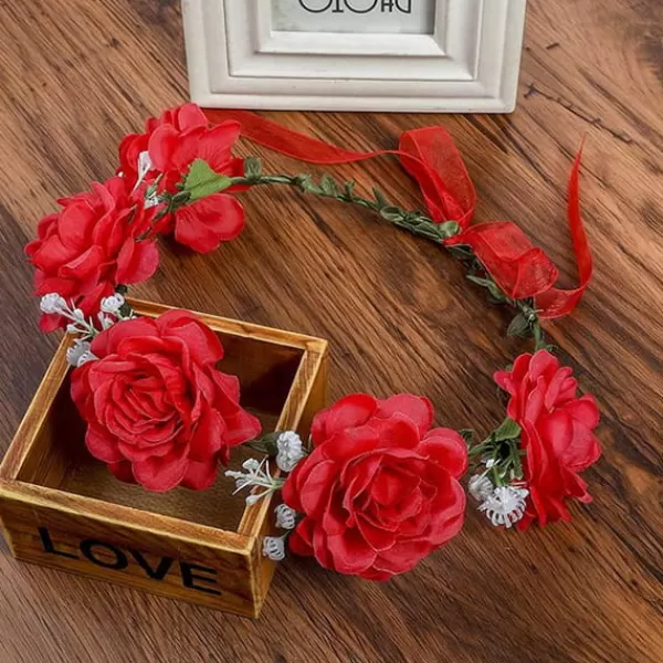 Princesse Fleurie Couronne de Fleurs Pas Cher Discount