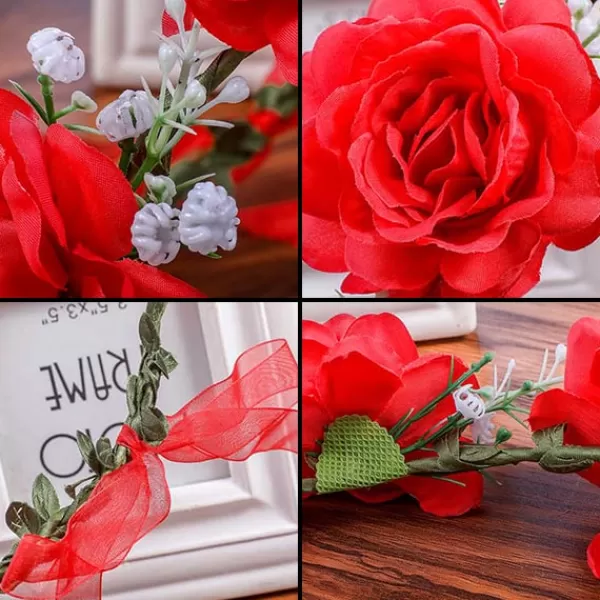 Princesse Fleurie Couronne de Fleurs Pas Cher Discount