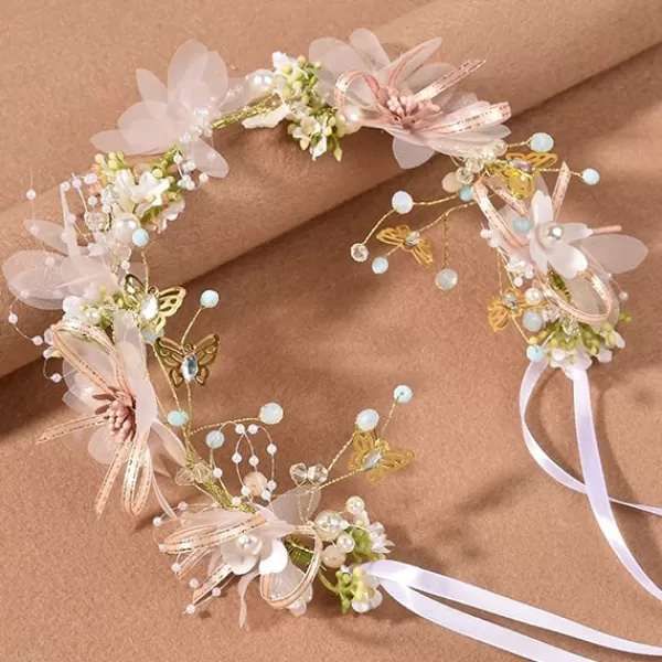 Princesse Fleurie Couronne de Fleurs Petite Fille Store