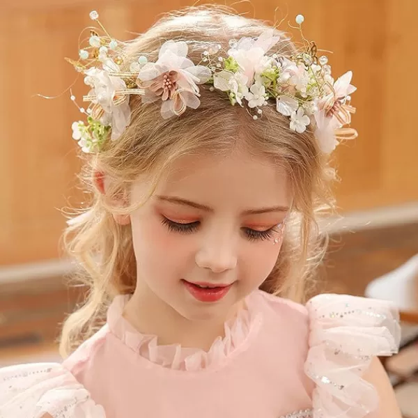 Princesse Fleurie Couronne de Fleurs Petite Fille Store