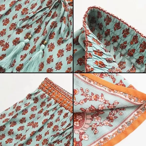 Princesse Fleurie Jupe Fleurie Courte Bohème Vintage Cheap