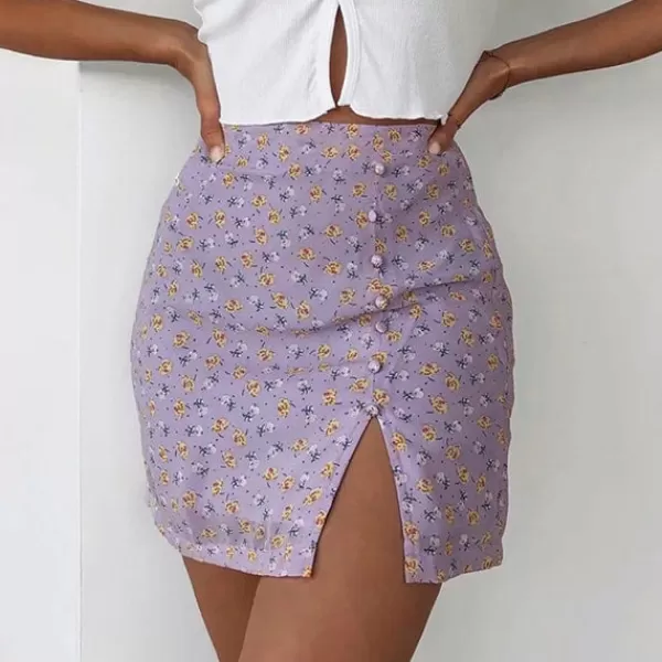 Princesse Fleurie Jupe Fleurie Courte Pompons Best Sale