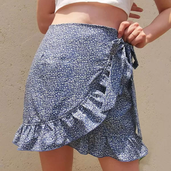 Princesse Fleurie Jupe Fleurie Courte Portefeuille Cheap