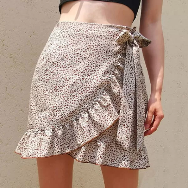 Princesse Fleurie Jupe Fleurie Courte Portefeuille Cheap