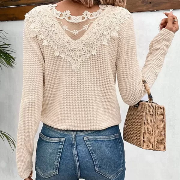 Princesse Fleurie Pull Fleuri Dos Ouvert Fashion