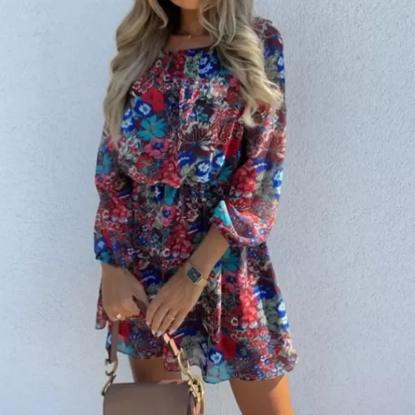 Princesse Fleurie Robe Courte Boho Fleurie Clearance