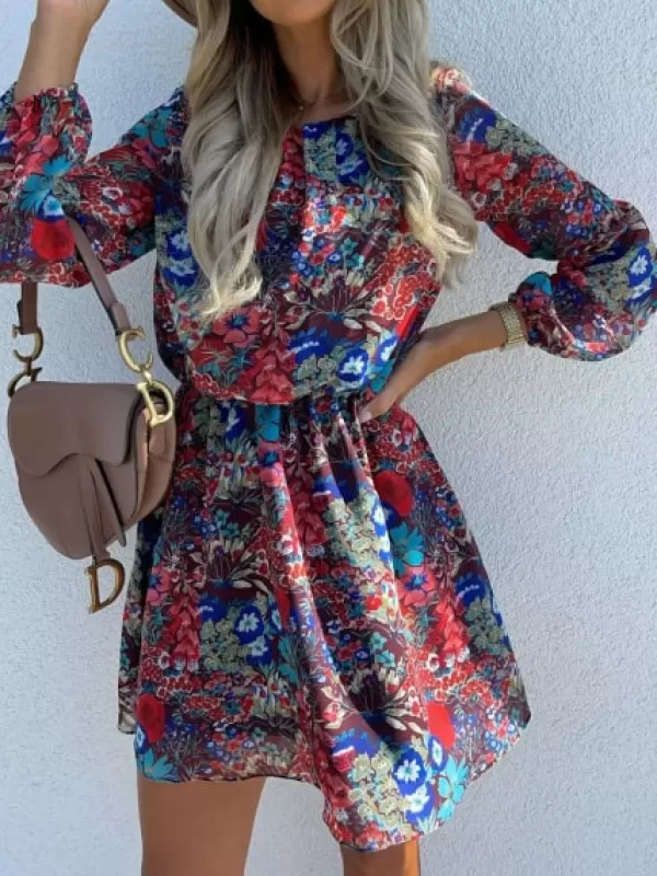 Princesse Fleurie Robe Courte Boho Fleurie Clearance