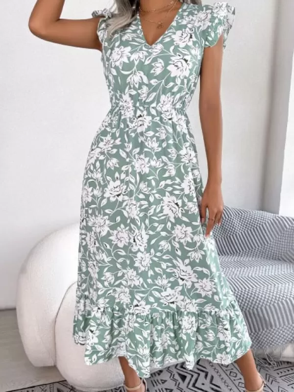Princesse Fleurie Robe de Grossesse Fleurie Été Discount