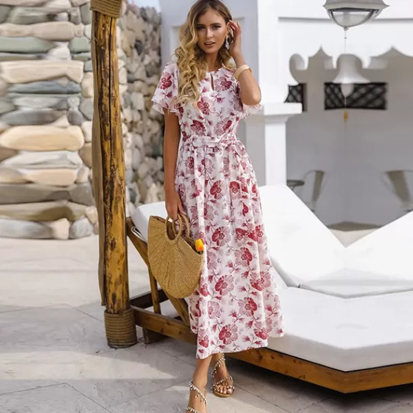 Princesse Fleurie Robe de Grossesse Longue Fleurie Best Sale
