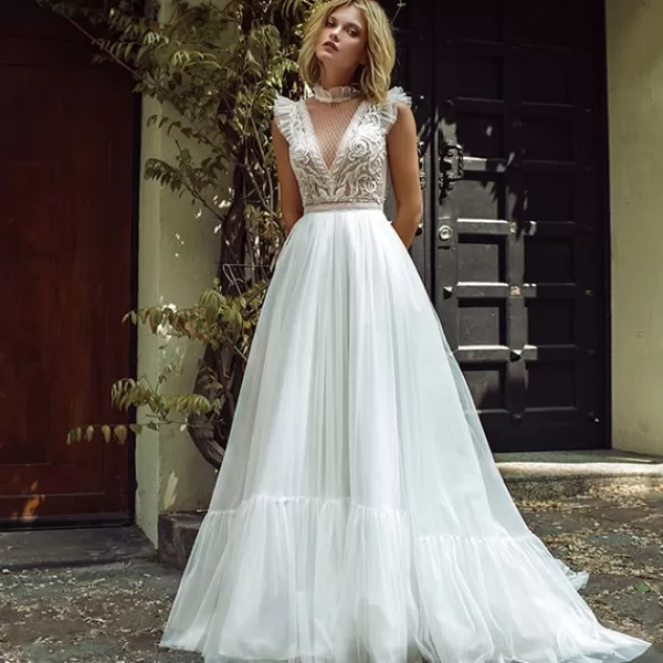 Princesse Fleurie Robe de Mariée Fleurie Champêtre Store