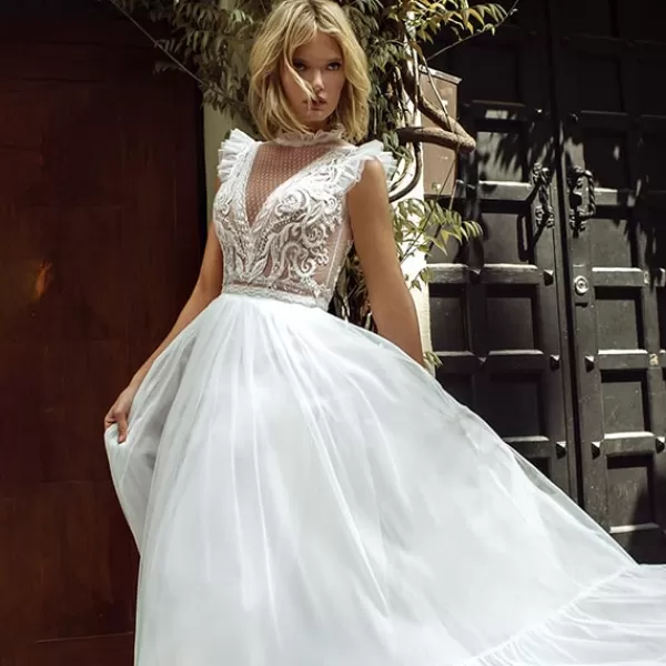 Princesse Fleurie Robe de Mariée Fleurie Champêtre Store