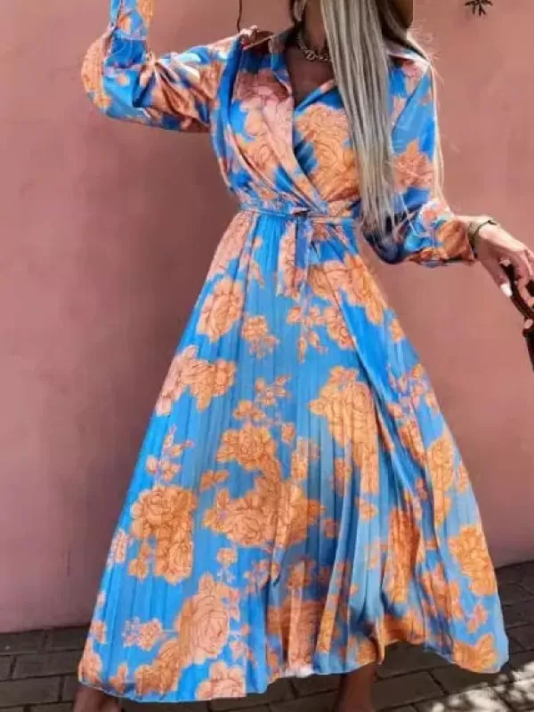 Princesse Fleurie Robe Fleurie Bleu Ciel Flash Sale