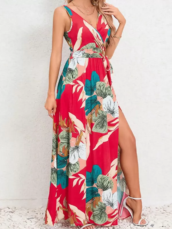 Princesse Fleurie Robe Fleurie Longue Femme Fashion