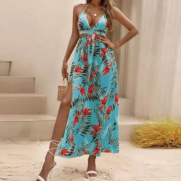 Princesse Fleurie Robe Fleurie Longue Fendue Cheap
