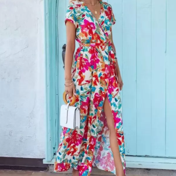 Princesse Fleurie Robe Fleurie Multicolore Cheap