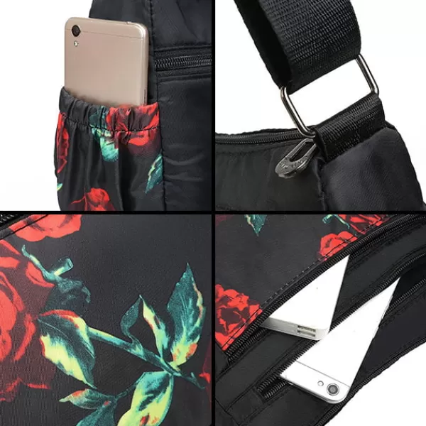 Princesse Fleurie Sac à Main Imprimé Fleuri Discount