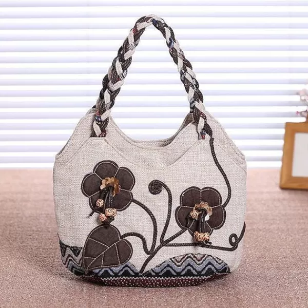 Princesse Fleurie Sac à Main Toile Fleurie Flash Sale